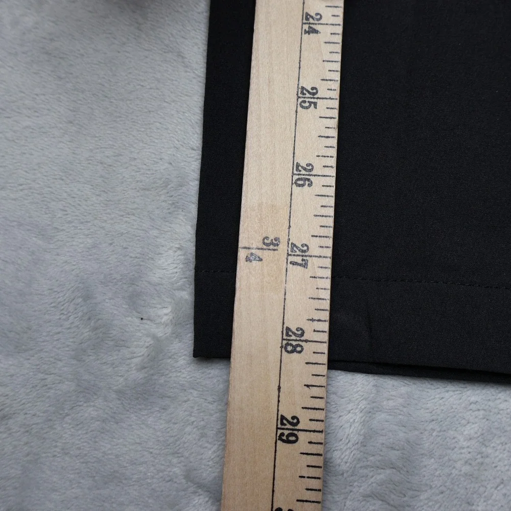 North Face Pants Mens Large Black Belted Hiking Outdoor‎ Trail Rain Wind 34x28